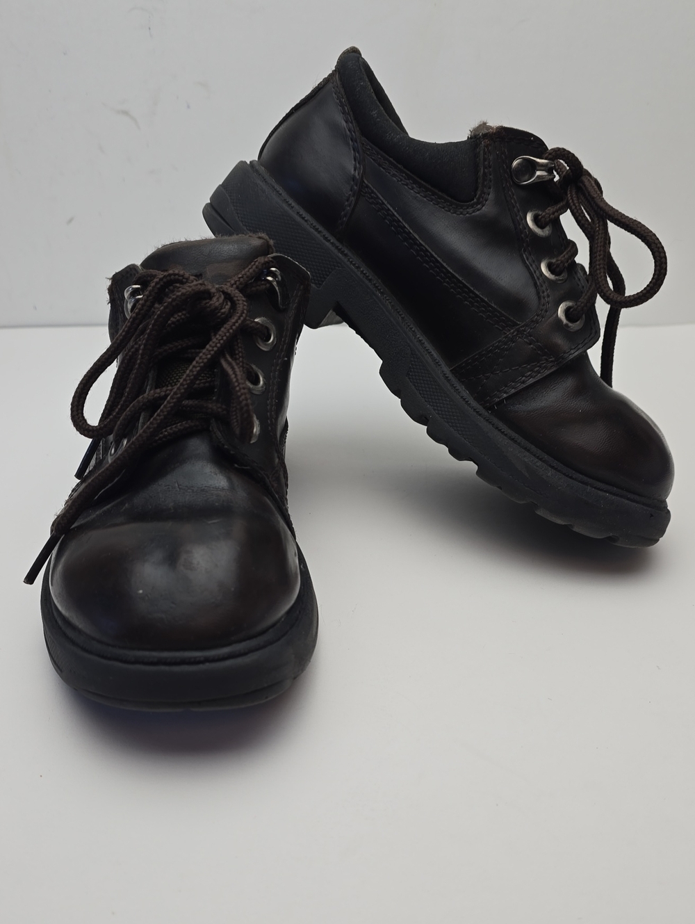 Curfew Boy's Brown Dress Shoe in Size 1 Model/SKU BY4157/31-0536